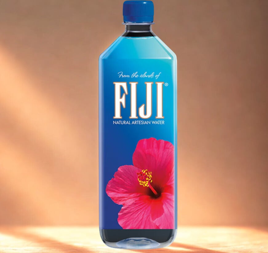 Fiji 1 liter water bottle