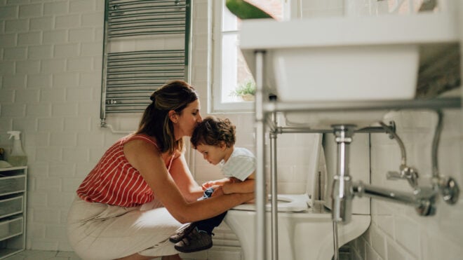 potty training mom