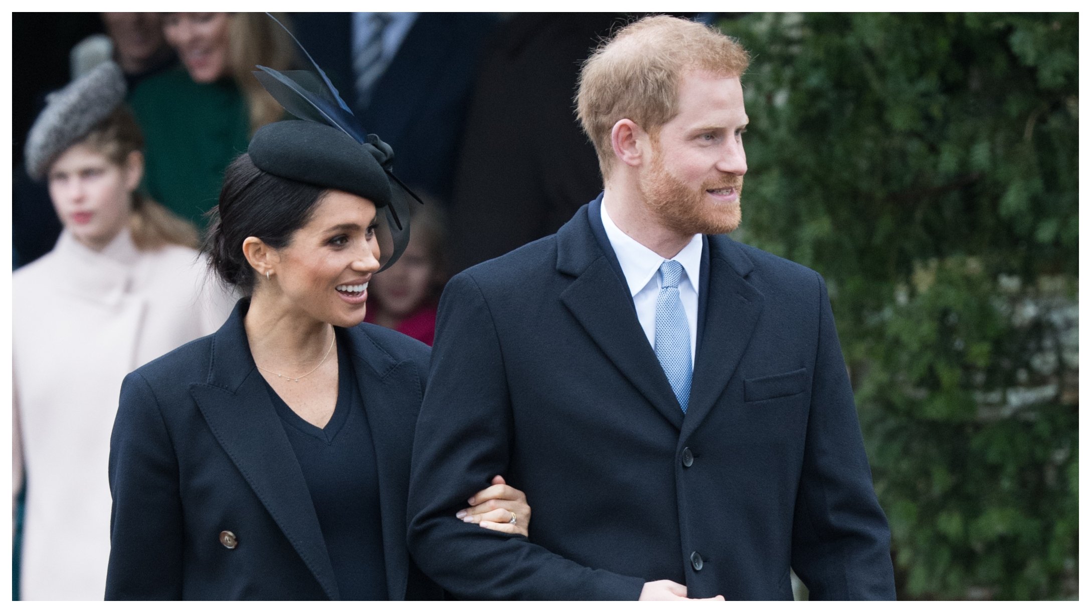 Meghan Markle Prince Harry at Christmas in 2018