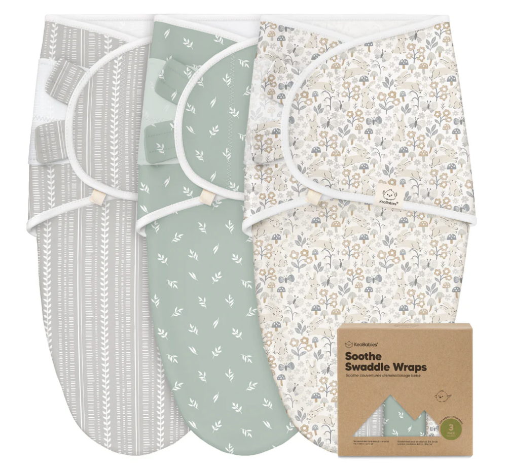 3-Pack Soothe Swaddle Wraps